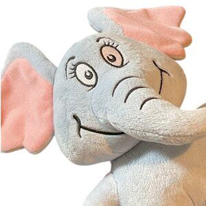 DR SEUSS by Aurora Horton Elephant Plush Stuffed Animal 10" Whoville